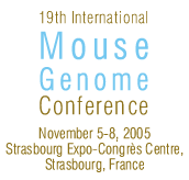 Home Page for 19th Mouse Genome Conference, Strasbourg, France