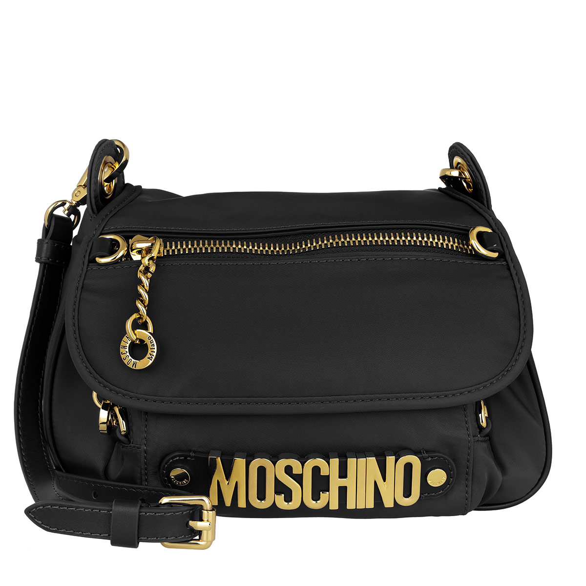 Moschino Logo Crossbody Bag Nylon Black Women,moschino jackets sale,high-tech materials,MOSCHINO-Handbags Shoulder-Cross Body Bags For Sale • Over 1180 Designers Items | Perfect MOSCHINO-Handbags Shoulder-Cross Body Bags Clearance Online Outlet USA